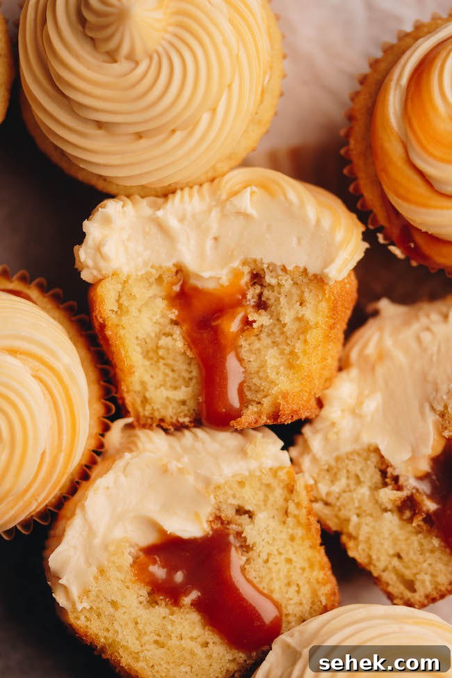 Salted Caramel-Stuffed Cupcakes with Gooey Center 2 img 4619 1