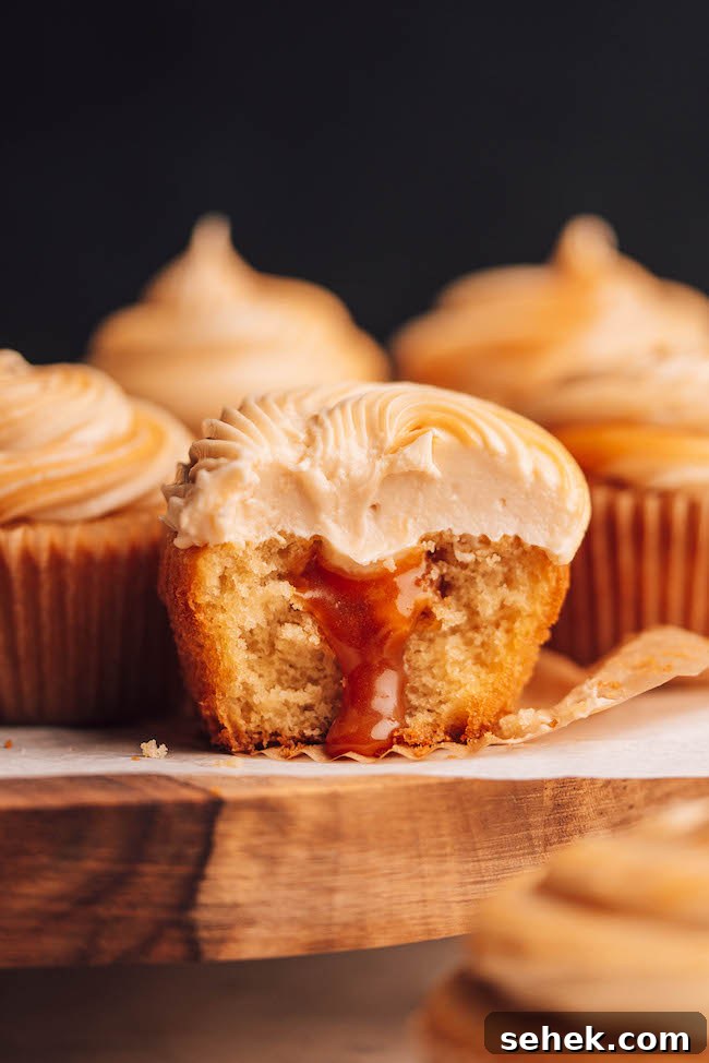 Salted Caramel-Stuffed Cupcakes with Gooey Center 18 img 4619 17