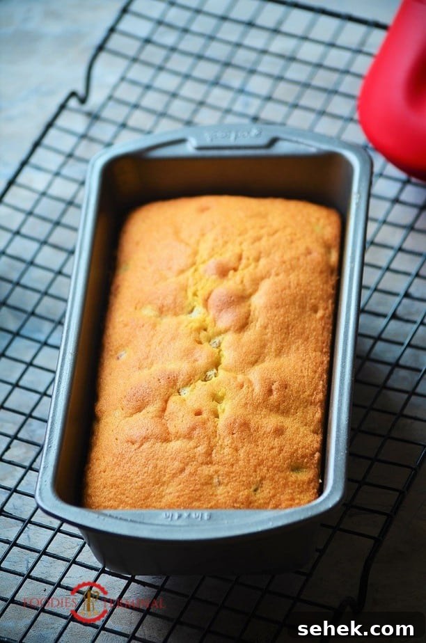 Tutti Frutti Cake in a baking tin