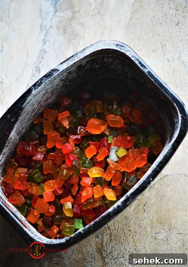 Candied Papaya in a black box
