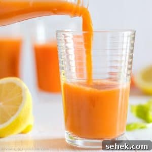 Winter Vitamin Boosting Juice | happyfoodstube.com