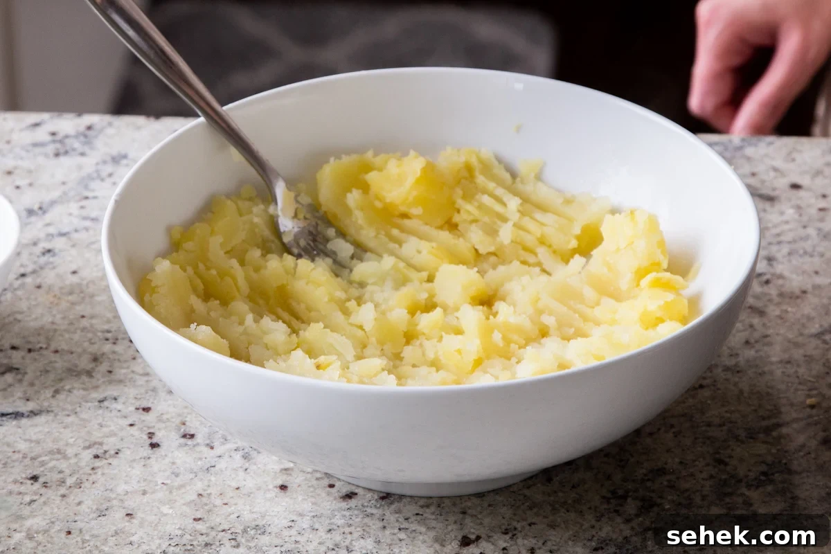 mashed potatoes in a bowl