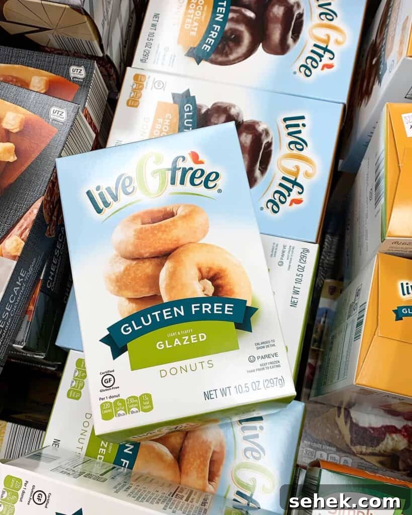10 Budget-Friendly Gluten-Free Tips to Save Money 6 A freezer case full of Aldi Live G Free gluten free frozen donuts! Tips for gluten-free on a budget.