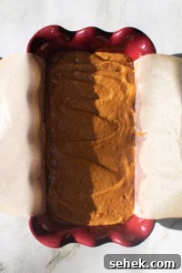 Spiced Loaf Cake with Cream Cheese Glaze 7 spiced loaf cake before baking