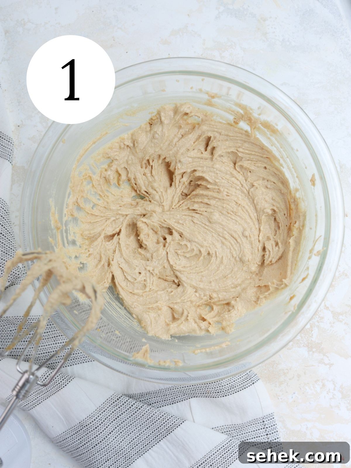 Peanut Butter Marshmallow Cookies Recipe for Soft, Chewy Treats 4 Butter and peanut butter creamed in a bowl