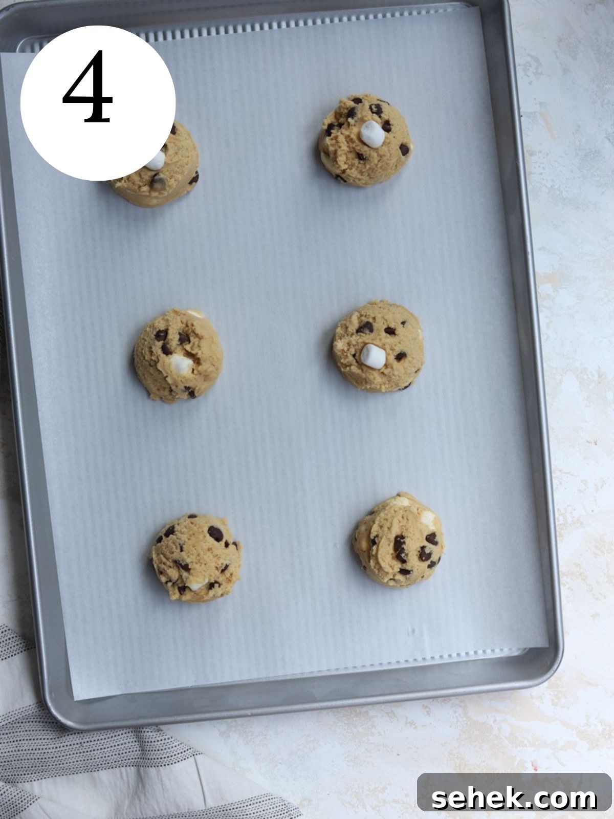 Peanut Butter Marshmallow Cookies Recipe for Soft, Chewy Treats 7 Baked peanut butter marshmallow cookie close-up