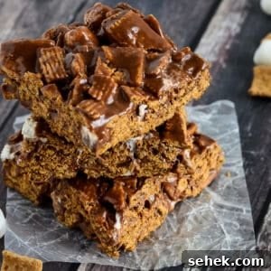 no bake smore bars