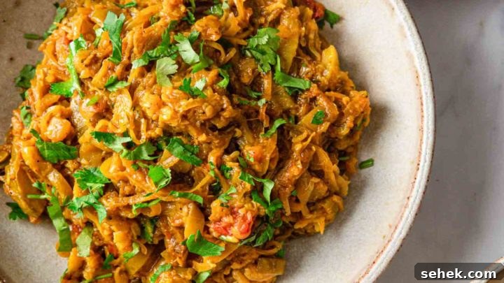 Zucchini Courgette Curry in a bowl