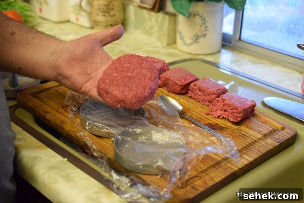 Blue Bison Burgers: Juicy Gourmet Bison Burger Recipe 7 Seal Patties Well