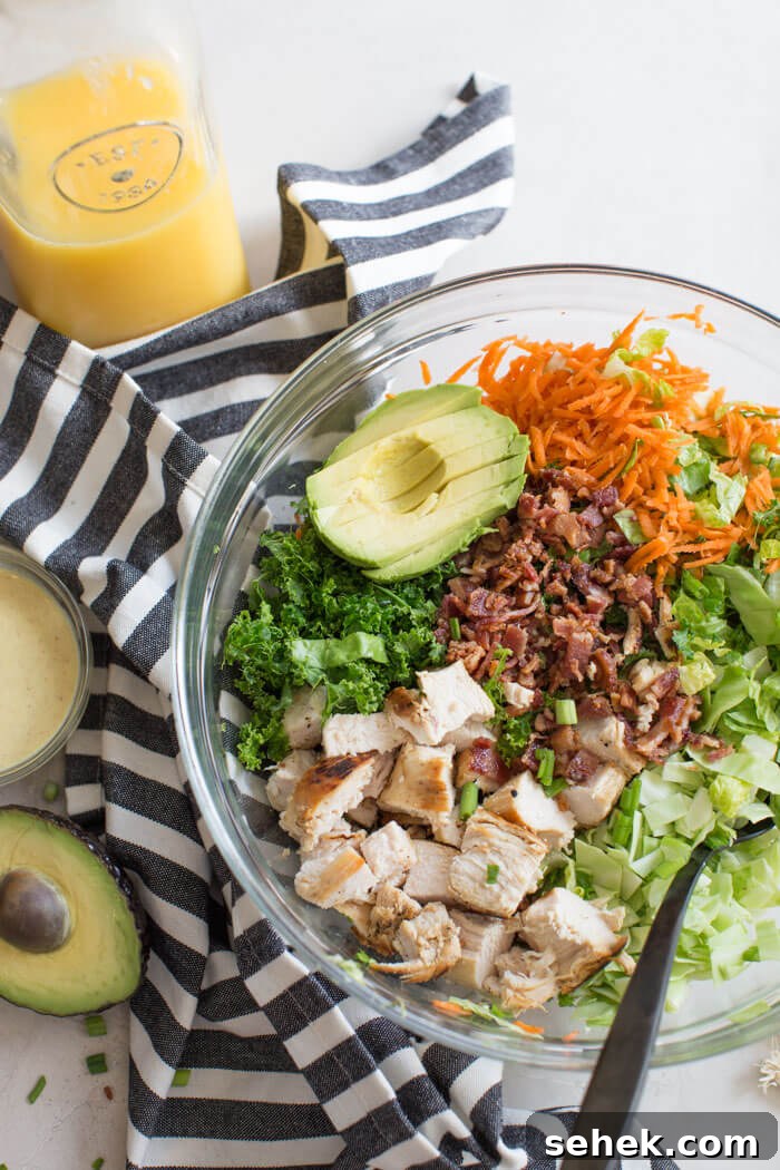 Farmhouse Chopped Chicken Salad with Creamy Herb Dressing 6 Orange honey mustard dressing for the salad.
