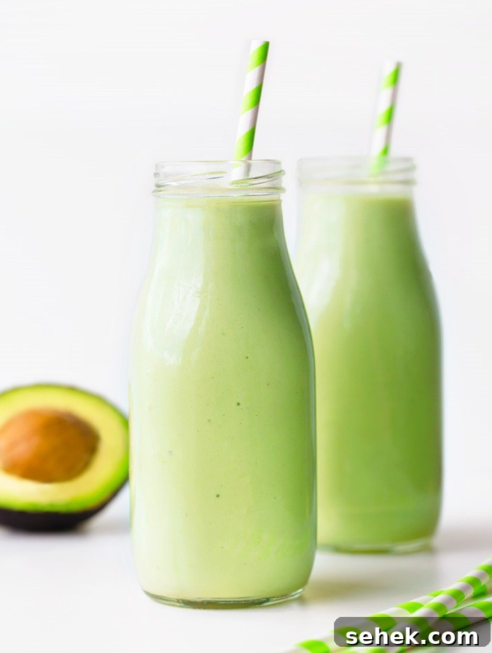 Easy Creamy Avocado Smoothie Recipe Easy Creamy Avocado Smoothie Recipe