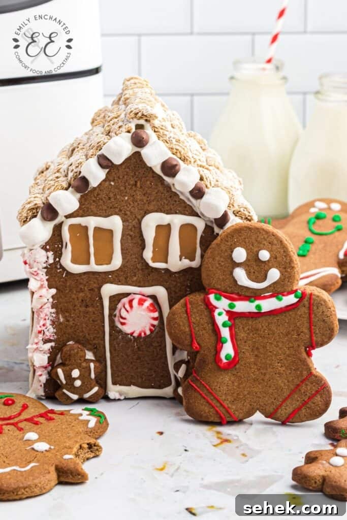 Air Fried Gingerbread House