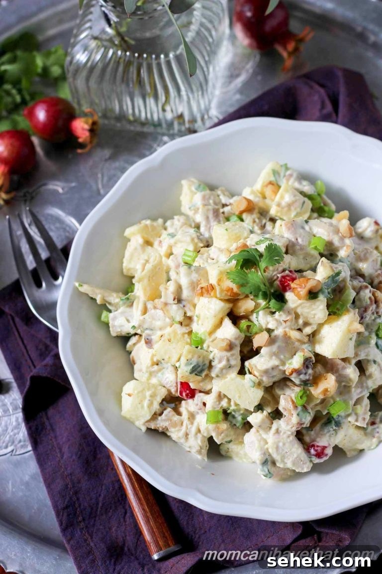 Curried Chicken Salad (Low-Carb Recipe for Meal Prep) 2 Low Carb Chicken Salad Recipe with Curry