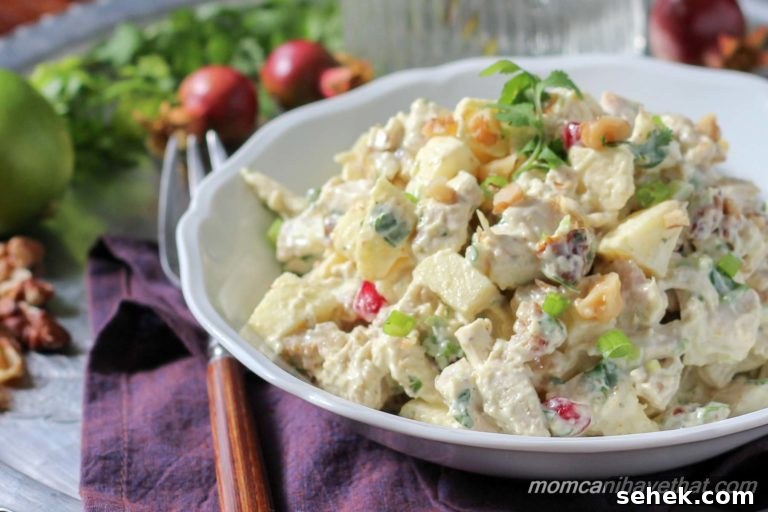 Curried Chicken Salad (Low-Carb Recipe for Meal Prep) 3 Low Carb Chicken Salad Recipe with Curry