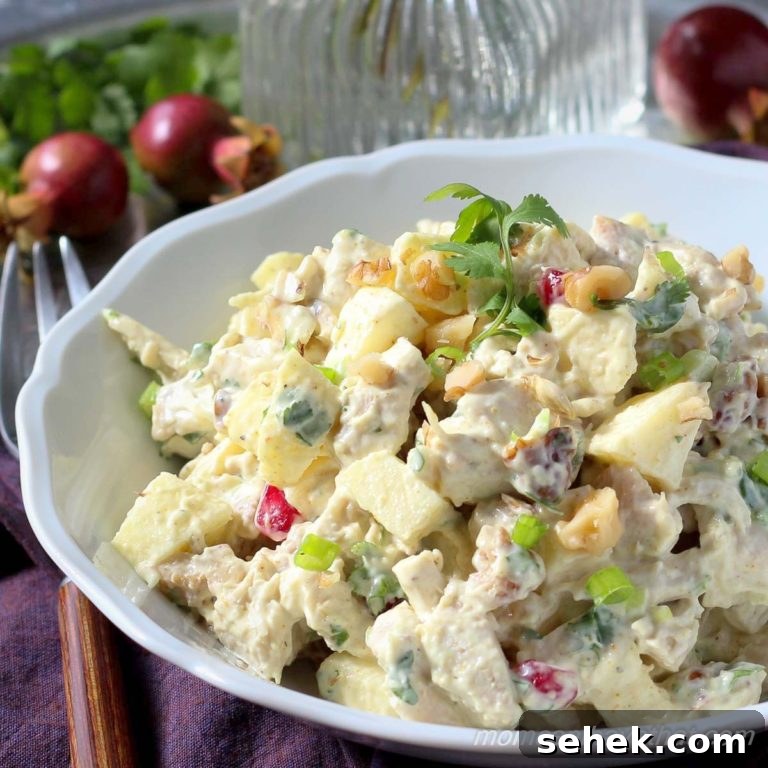 Low Carb Curried Chicken Salad
