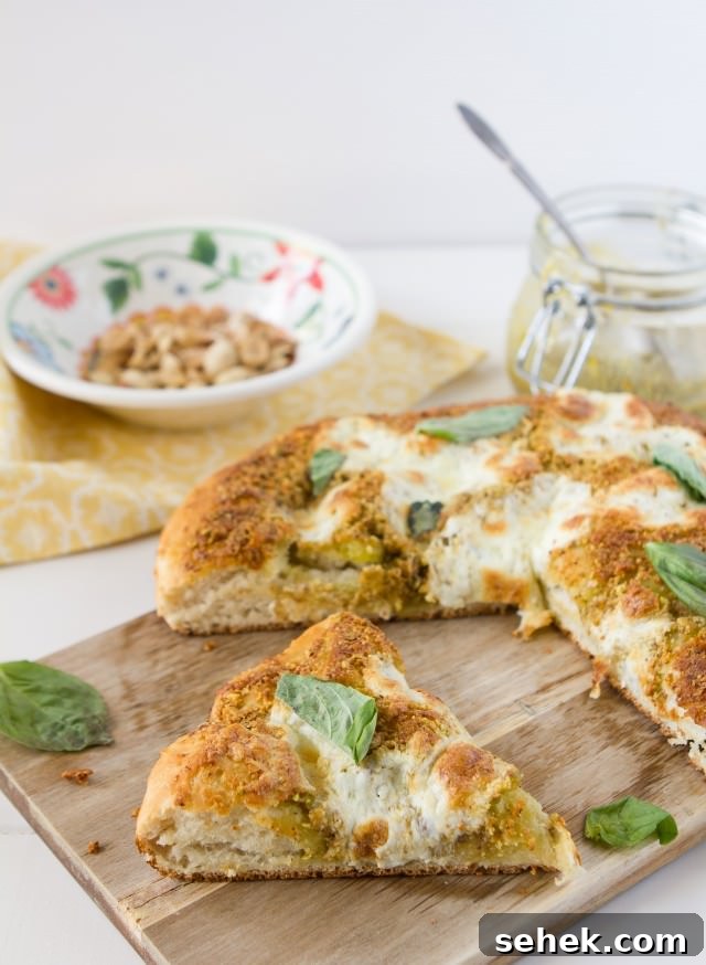 Pistachio Pesto Pizza Recipe — Crispy Thin-Crust Pie 2 Pistachio-Pesto-Pizza
