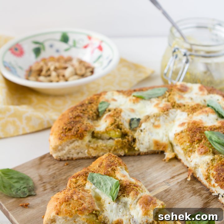 Pistachio-Pesto-Pizza