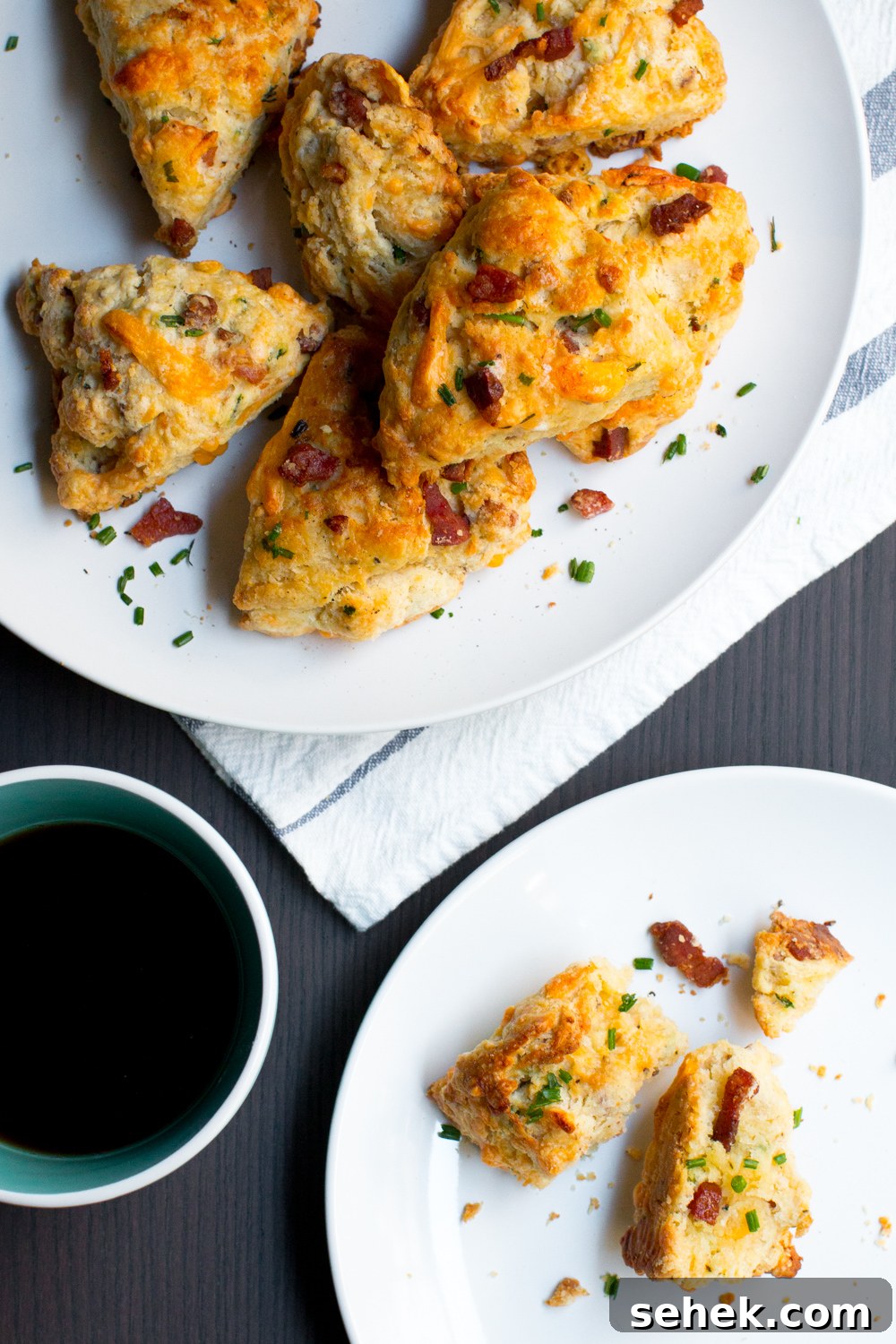 Smoked Cheddar and Pancetta Scones Recipe 14 Cheddar Pancetta Scone nibbles