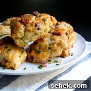Smoked Cheddar Pancetta Scones