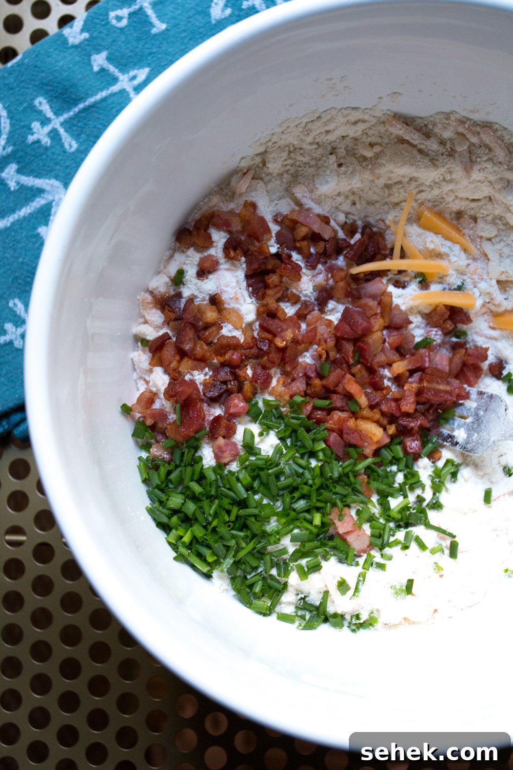 Smoked Cheddar and Pancetta Scones Recipe 5 Smoked Cheddar Pancetta Scone mix