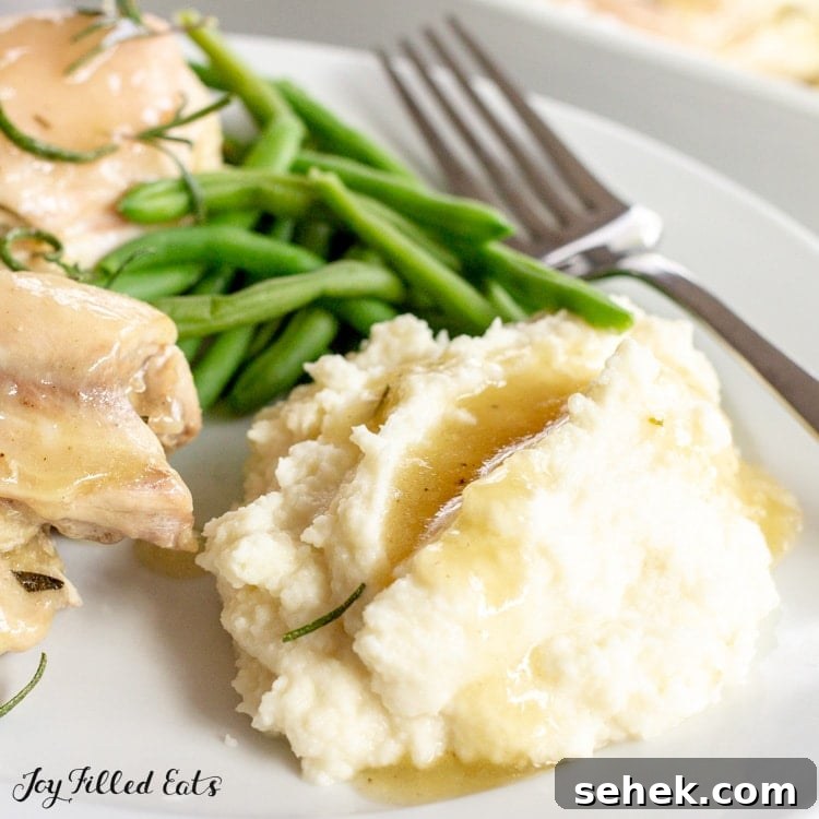 Image for Keto Cauliflower Mash - Vegan, Whole30, Low Carb, Dairy-Free