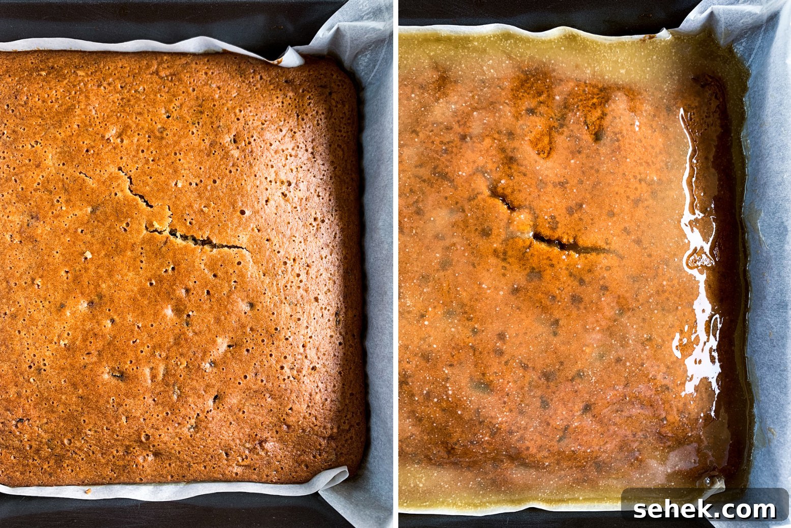 Classic Sticky Date Pudding Recipe with Butterscotch Sauce 4 A soft date cake topped with a delicious toffee sauce