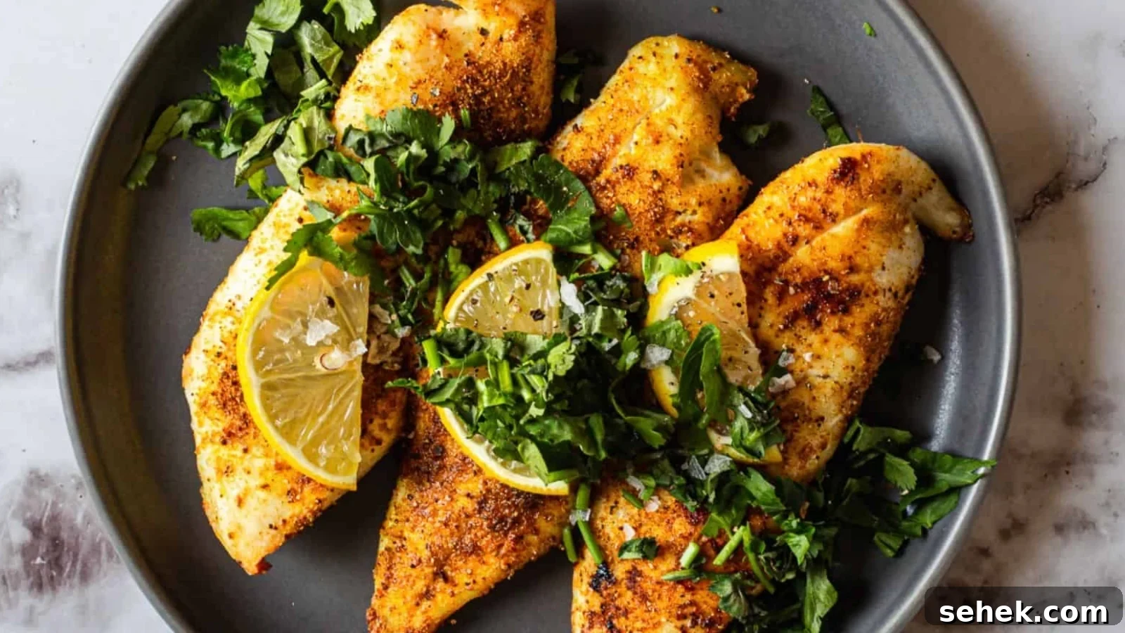 15 Quick Weeknight Dinners to Save You Time and Stress 7 Air fryer spiced tilapia fillets.