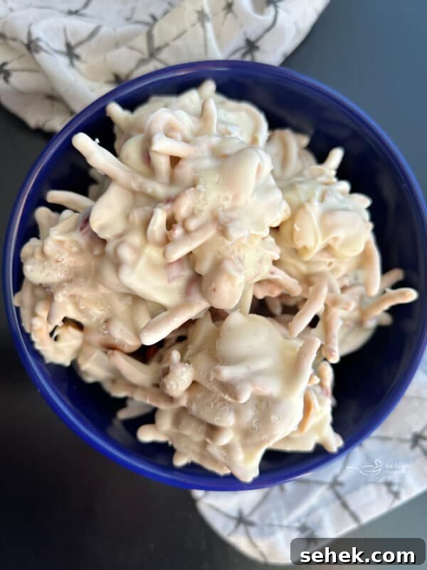 Ting-a-lings stacked in a blue bowl.