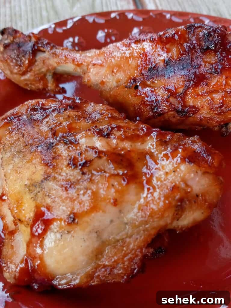 Authentic Amish-Style BBQ Chicken Recipe for Juicy, Smoky Flavor 7 Amish BBQ chicken leg and thigh