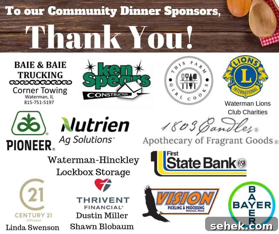 Host a Community Dinner: Step-by-Step Guide for Organizers 2 community dinner sponsors