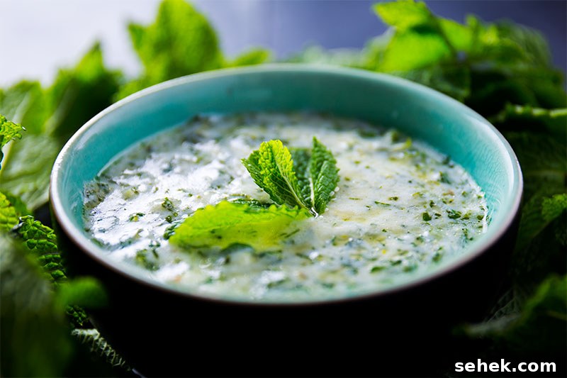 Mint Yogurt Recipe with Fresh Mint Sauce for Salads & Dips 4 mint yoghurt