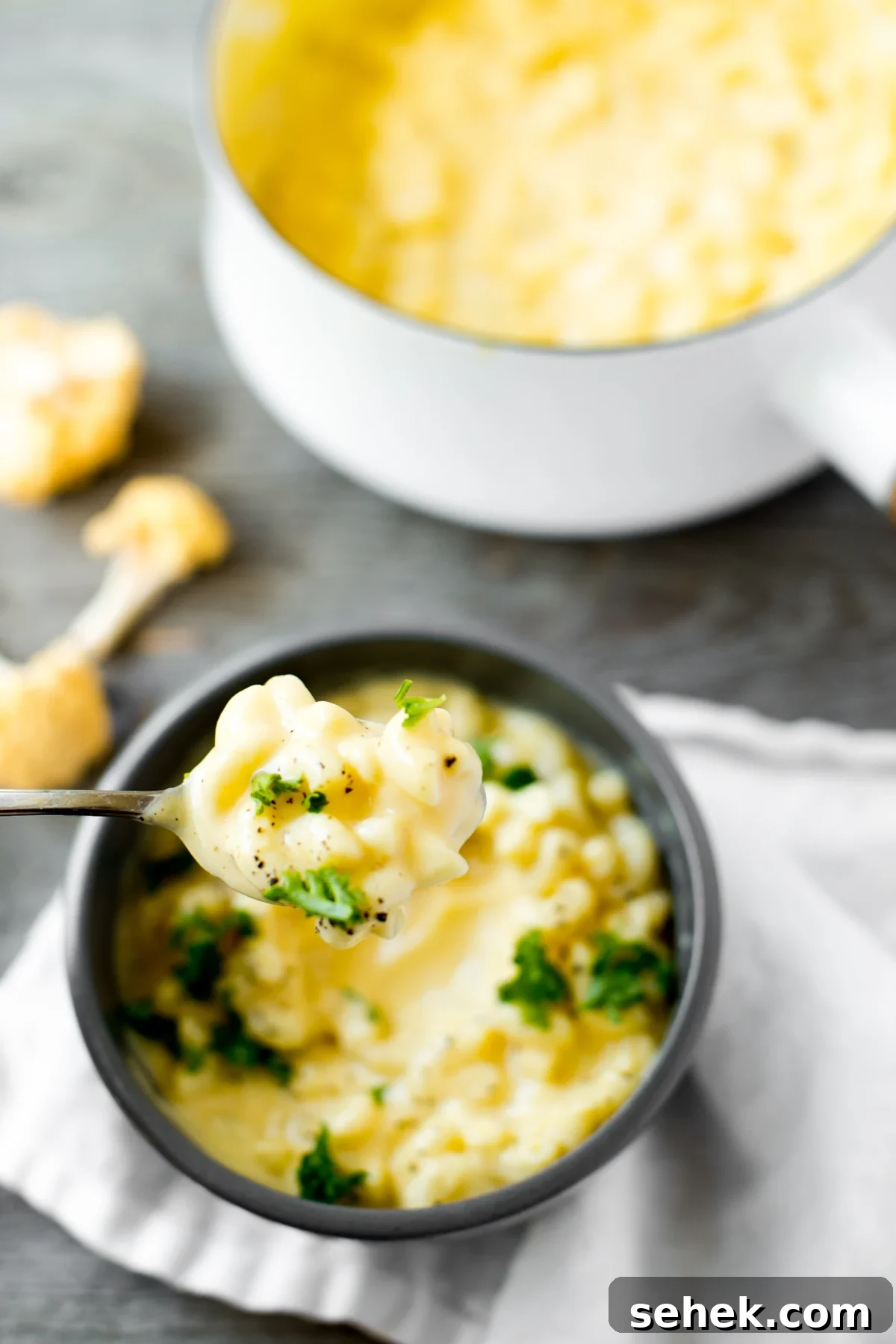 Creamy Stovetop Cauliflower Mac and Cheese Recipe 7 img 9148 6