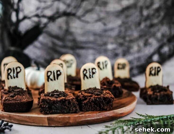 Image for Graveyard Halloween Brownies