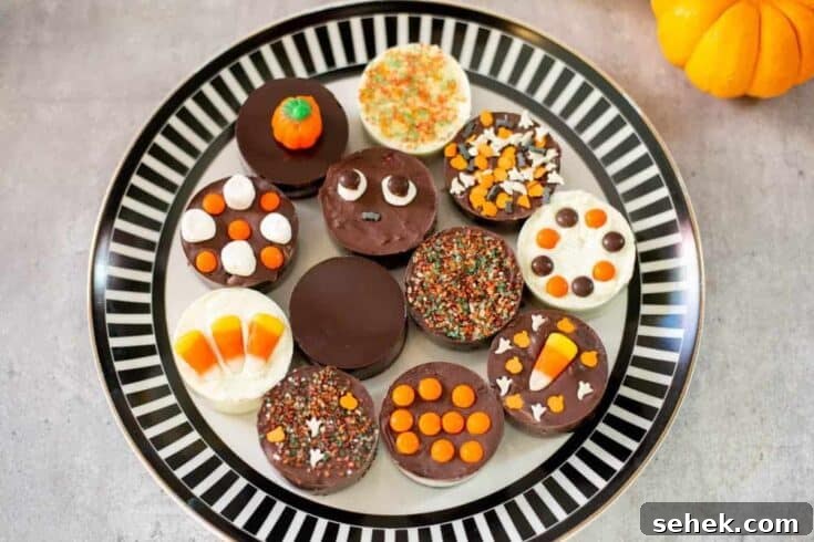 Image for Halloween Chocolate Covered Oreos