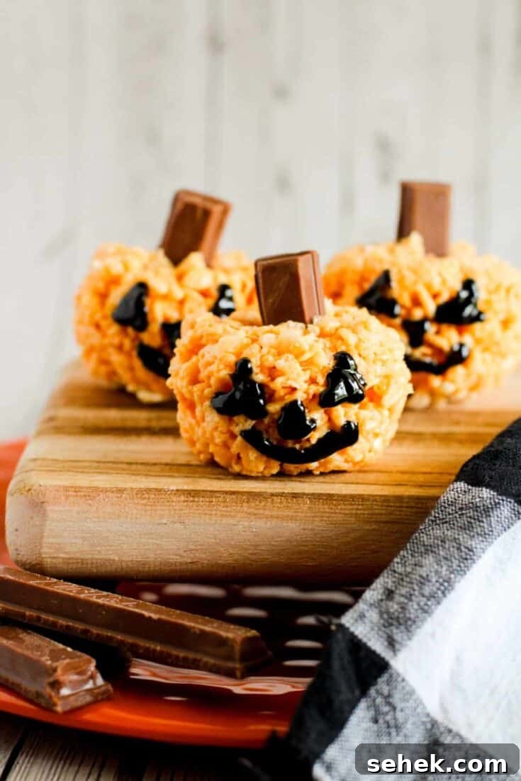 Image for Jack o' Lantern Rice Krispie Treats