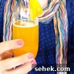 Pineapple Apricot Bellini by @SeededTable