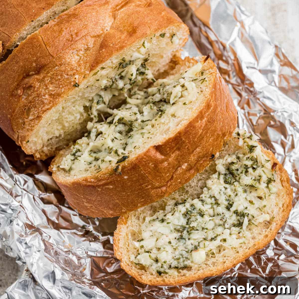 28 Delicious Sides to Serve with Jambalaya 28 Stuffed garlic bread slightly opened to show inside.