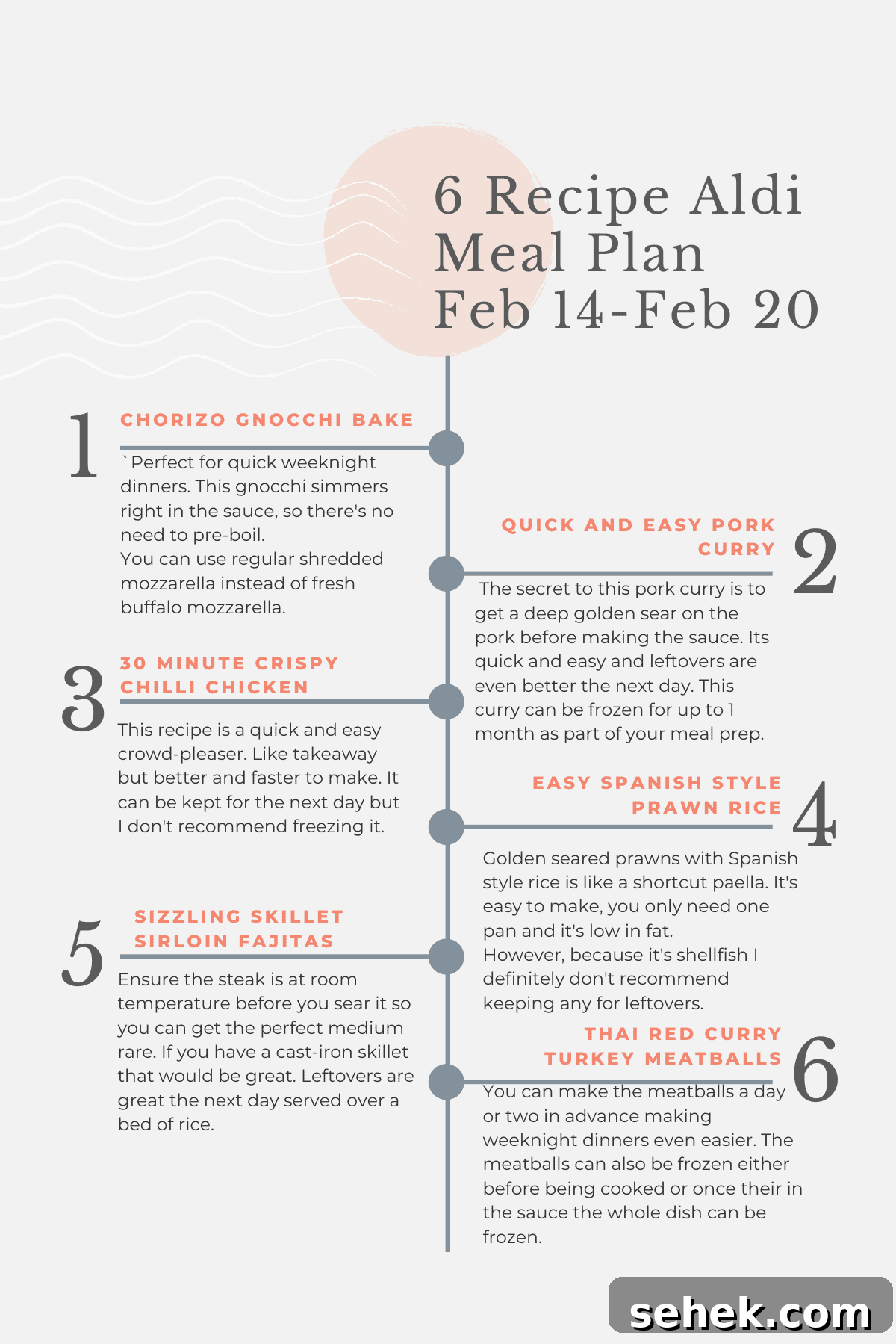 Aldi Meal Plan: Budget-Friendly Recipes + Free Shopping List 3 Aldi meal prep tip sheet