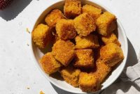 Crispy Cornbread Croutons for Salads and Soups