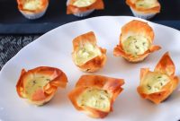 Caramelized Onion & Goat Cheese Phyllo Tartlets