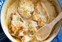 Skillet Chicken with Creamy Mustard Sauce
