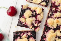 Cherry Crumb Bars with Buttery Streusel