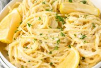 Creamy Lemon Ricotta Pasta with Garlic and Parmesan