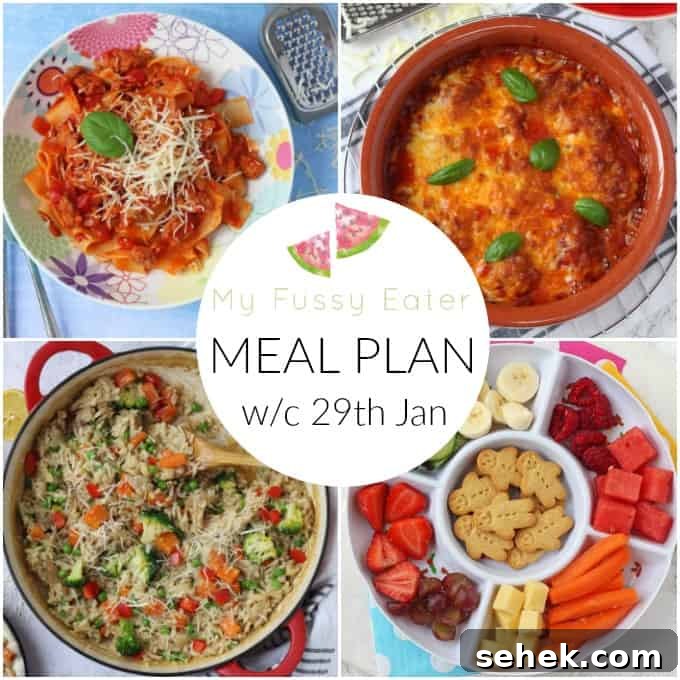 Family Meal Plan for the Week of January 29, 2018 2 Family Meal Plan 29th January 2018