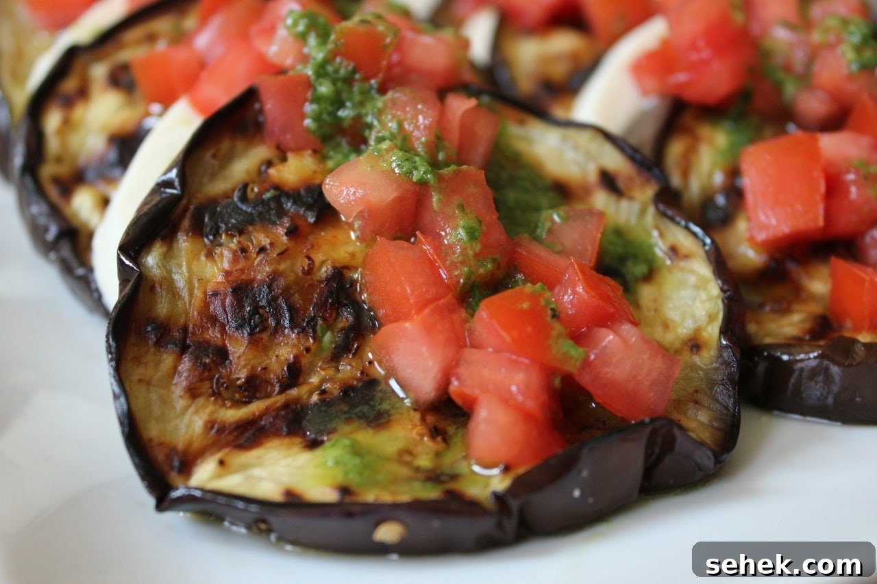 Grilled-Eggplant-with-Mozzarella-and-Basil-vinaigrette-2