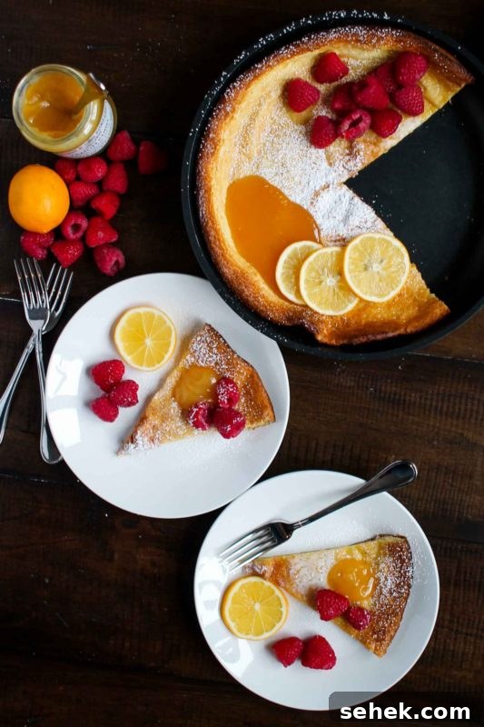 Lemon Raspberry Dutch Baby Pancake Recipe 4 Lemon Raspberry Dutch Baby-10