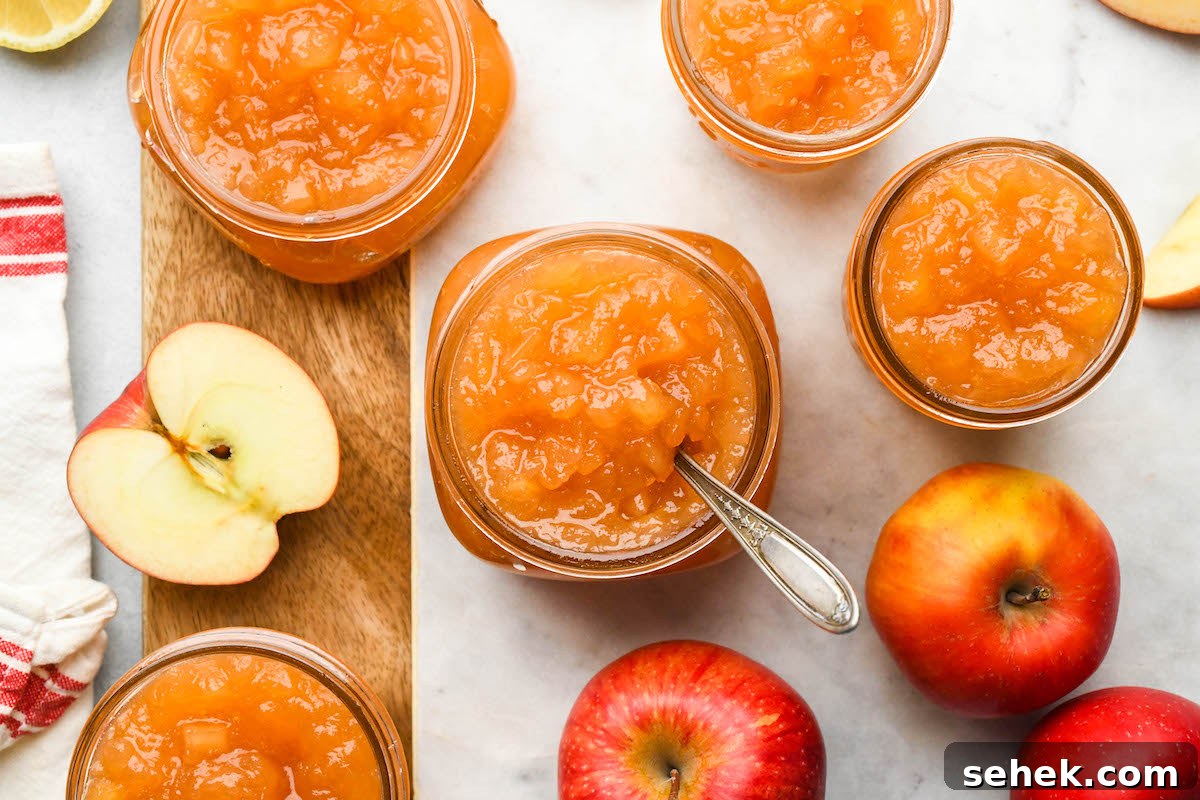 Homemade Spiced Apple Jam Recipe 9 Apple Jam