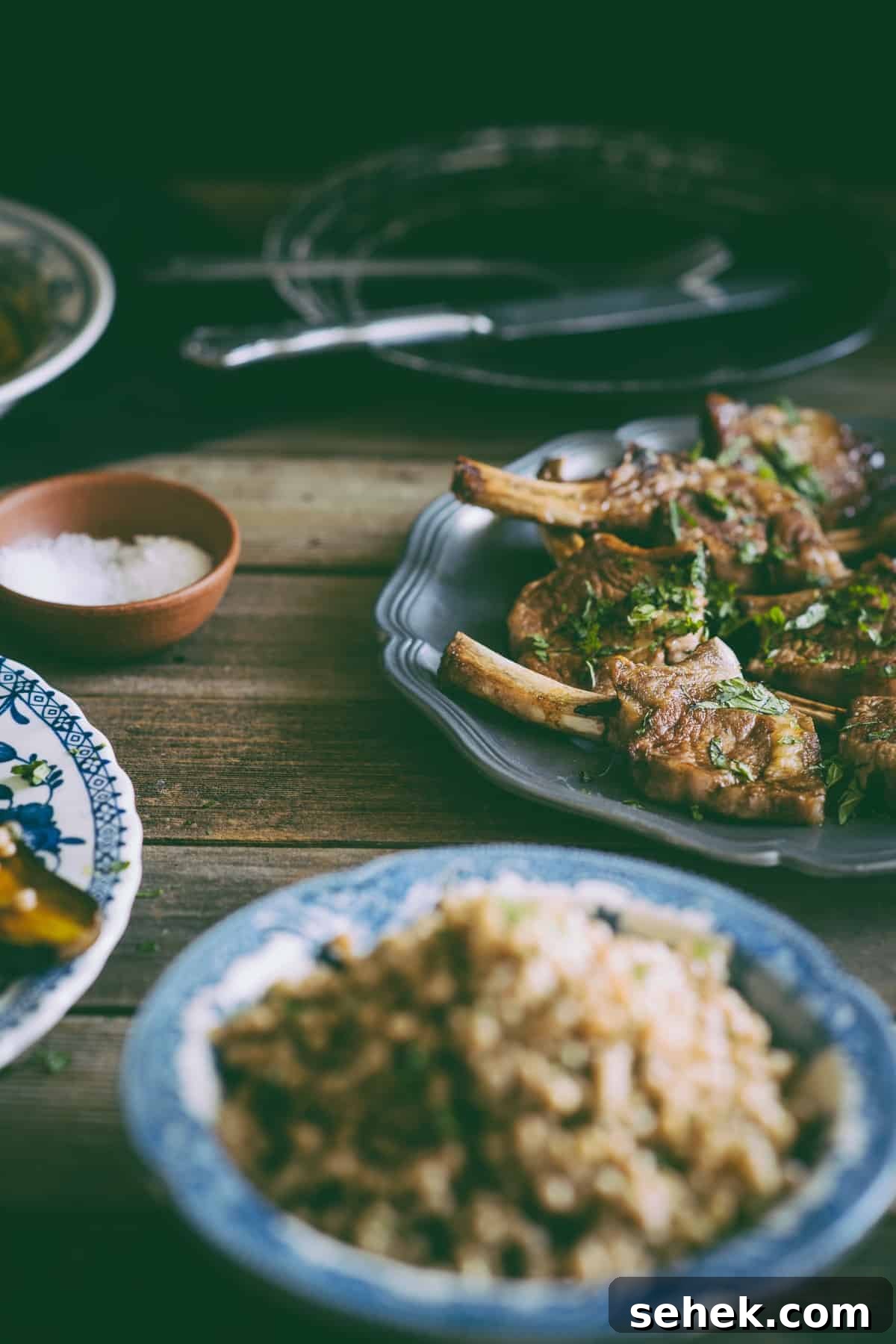 Middle Eastern style lamb cutlets Middle Eastern style lamb cutlets