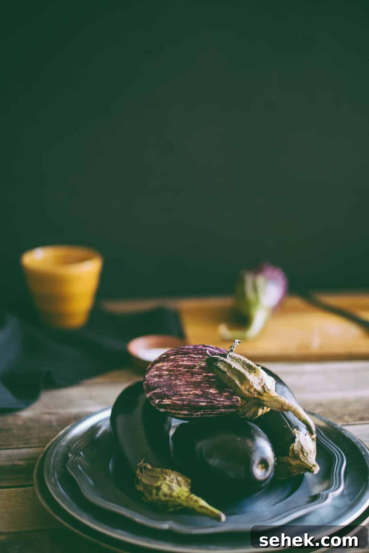 Roasted eggplants eggplants