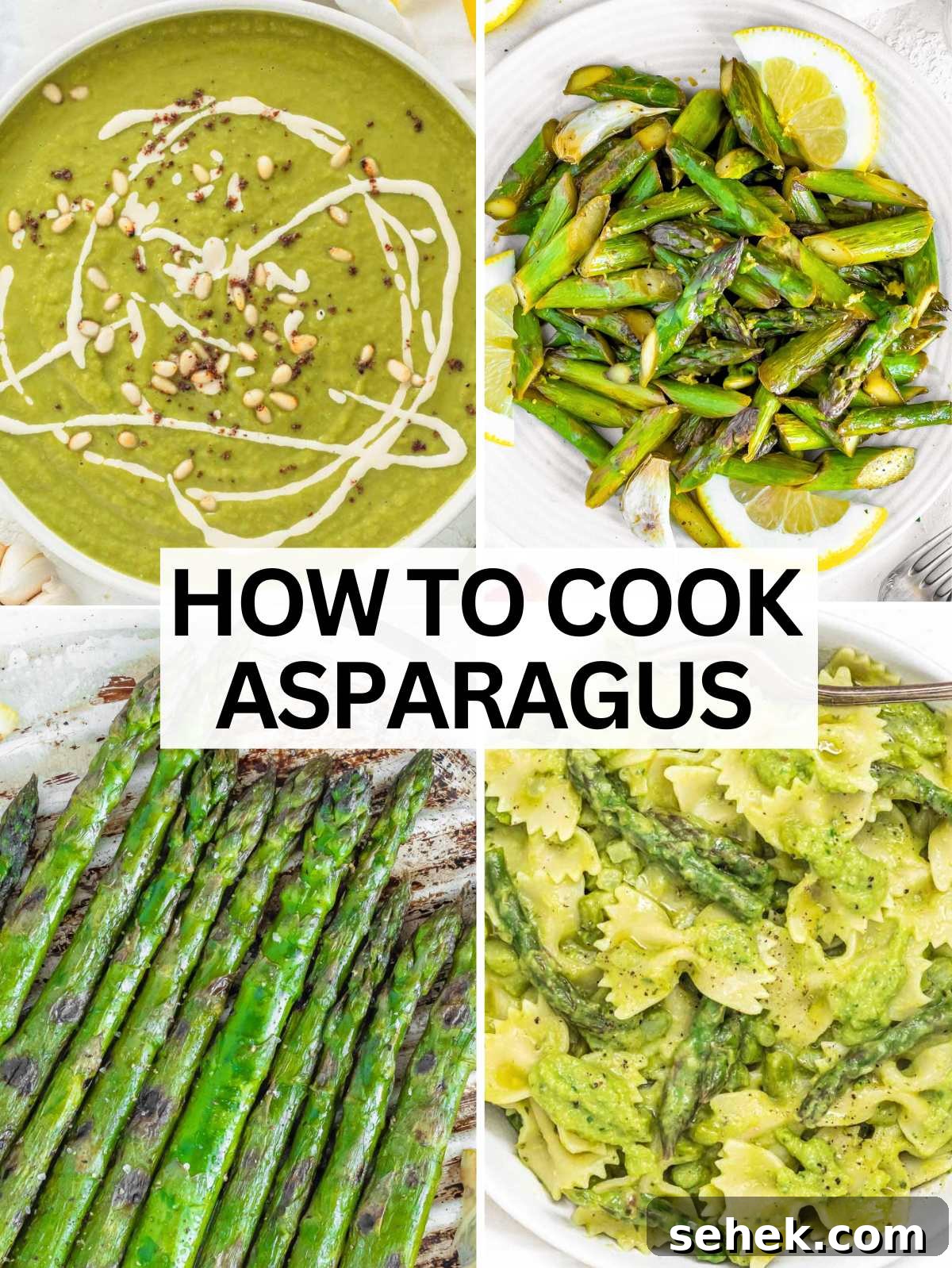 How to Cook Asparagus: Roasting, Sautéing and Steaming Tips 2 How to cook asparagus.